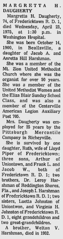 Margaretta H. Daugherty